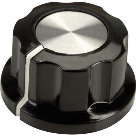 Tête de bouton rotatif SCI RN-99E(6.4mm) noir, blanc (Ø x H) 22.9 mm x 12.7 mm 1 pc(s) Y717501