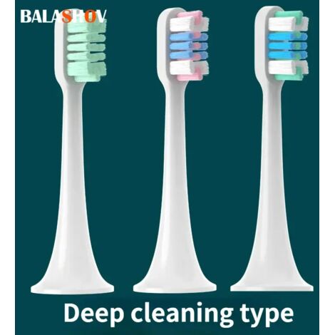 Tête de brosse à dents électrique ultrasonique pour Xiaomi/Mijia T300/T500, blanchiment buccal 3D, têtes de rechange haute densité