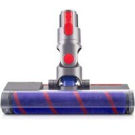 Tête de brosse à rouleau souple – Compatible aspirateurs Dyson V7 V8 V10 V11 SV12 V15 – Nettoyage efficace parquets bois dur