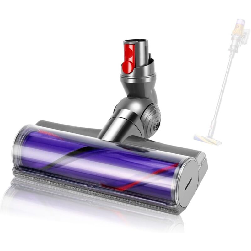 Tête de Brosse compatibilité pour Dyson V12 Detect Slim, Tête de Nettoyage de Rechange compatibilité pour Dyson V12,Convient pour Les Tapis, Les