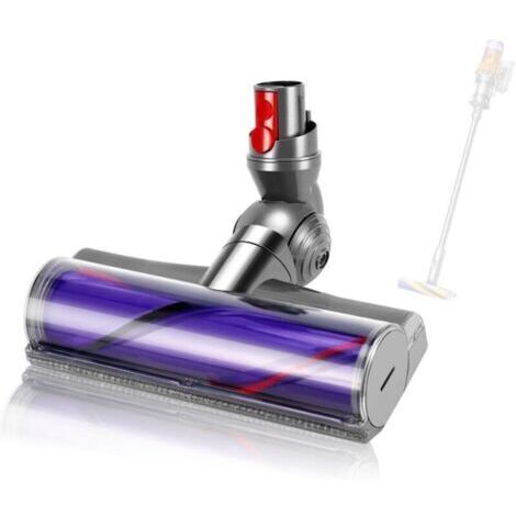 Tête de Brosse compatibilité pour Dyson V12 Detect Slim, Tête de Nettoyage de Rechange compatibilité pour Dyson V12,Convient pour Les Tapis, Les planchers de Bois Franc, Les Carreaux.
