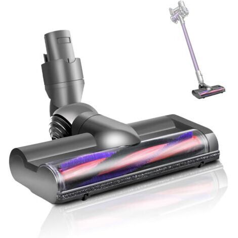 Tête de brosse d'aspirateur compatible avec Dyson V6 DC58 DC59 DC61 DC62 DC72 DC74, pièces de rechange compatibles avec SV04 SV06 SV09, brosse moteur à couple élevé, brosse à rouleau à entraînement di