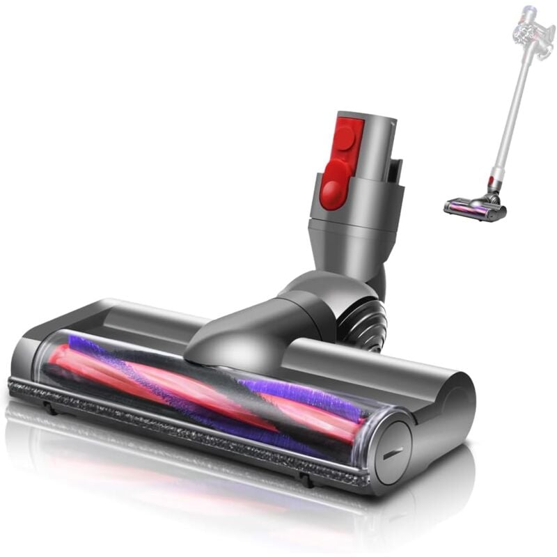 Tête de brosse d'aspirateur compatible avec Dyson V7, V8, V10, V11, V15, SV10, SV11, accessoire, tête de moteur, brosse à turbine, brosse motorisée,