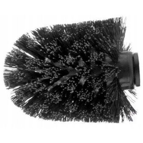 Tête de brosse de rechange pour toilettes, noire