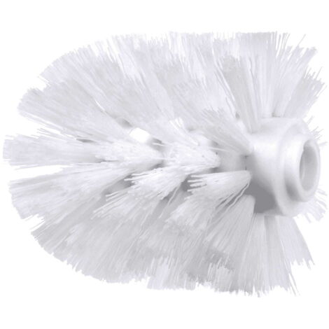 Tête de brosse de toilette de rechange, blanche