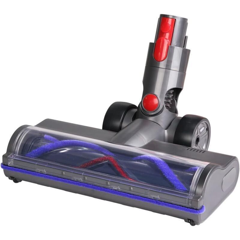 Tête de Brosse Motorisée avec 5 Lumières LED pour Sols Durs Parquets Compatible Aspirateurs