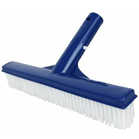 Tête de brosse paroi 25 cm pour piscine adaptable sur manche standard ou télescopique - Bleu - Linxor