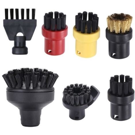 TêTe de Brosse Plate pour Karcher SC1 SC2 SC3 SC4 Grande Brosse de Nettoyage Ronde pour Balayeuse à Vapeur ACCESSOIRE D’ASPIRATEUR