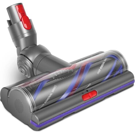 Tête de brosse pour Dyson V8 V10 V11 V7 V15 SV10 SV11 SV12 SV14, brosse de nettoyage électrique, pièces de rechange pour sols, tapis durs, anti-emmêlement