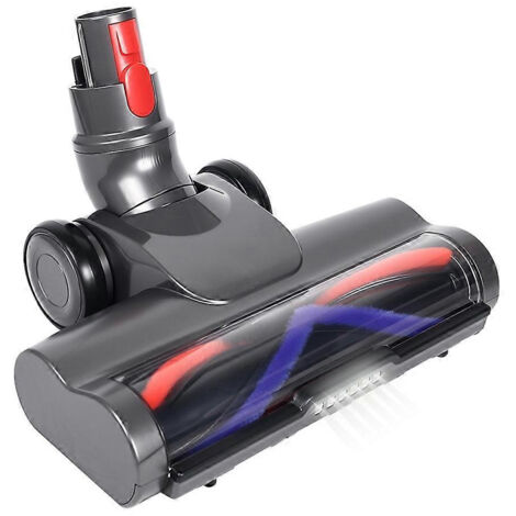 Tête de brosse rotative électrique, compatible avec les modèles V7, V8, V10, V11 et V15, système de fixation rapide pour moquettes à poils courts et sols durs.