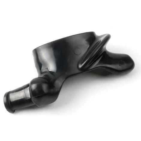 Tête de canard en plastique noir style aile 2024. Référence de la tête de montage/démontage : 4-120129B. Compatible avec Corghi, Hunter TCX et démonte-pneus.