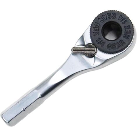 Tête de clé à cliquet, avec poignée hexagonale, 60 dents, mécanisme, pour les espaces restreints, chrome vanadium, acier précision, ensemble tournevis la maison et réparation vélos (A - A