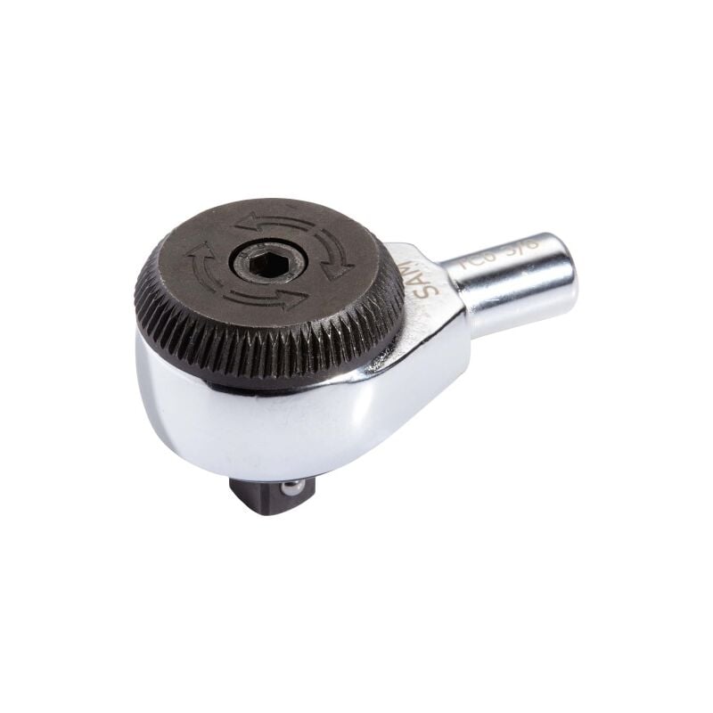 Embouts ronds Cliquet réversible SAM Chrome, taille 12 mm ( Prix pour 1 )