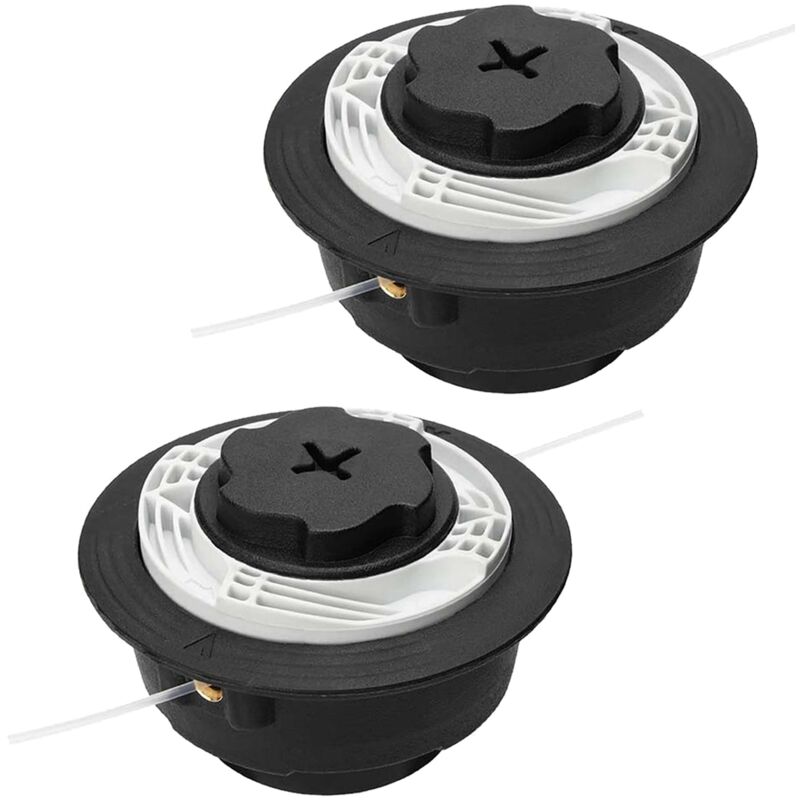 Tête de coupe Autocut C6-2 pour STIHL, Tête coupe avec Pointe Automatique - Tête de Débroussailleuse à Double Fil - Bobine de Fil en Nylon pour