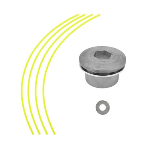 Tête de coupe-bordures en aluminium, kit de rechange pour coupe-bordures, pièces détachées pour tondeuse à gazon - AquaForge