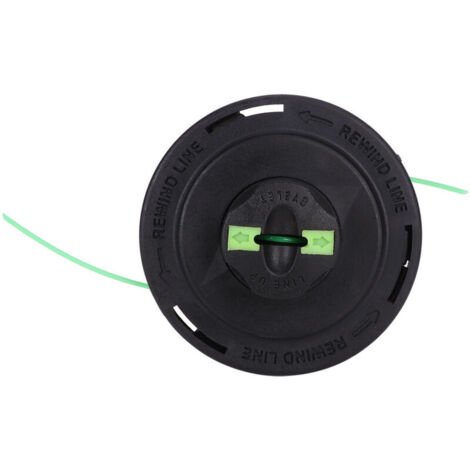 Tête de coupe-bordures robuste en plastique noir, pièces de tondeuse, accessoires de jardin - AquaForge