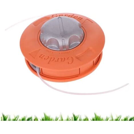 Tête de coupe-bordures universelle en aluminium, compatible avec fil d'alimentation à percussion, pièces de débroussailleuse - AquaForge