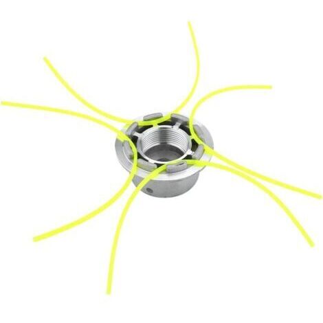 Tête de coupe en aluminium, tête de coupe universelle à 4 fils, adaptée aux jardins, pelouses et terrasses.