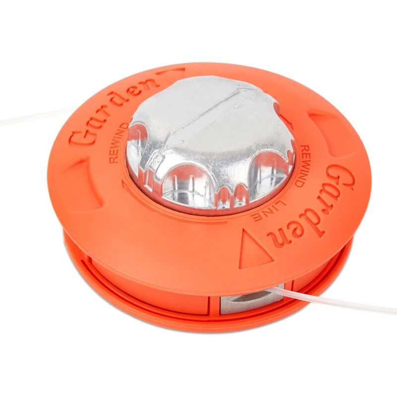 Tête de coupe M10 x 1,25 à gauche, fil en nylon renforcé Easy Load & Go, pour tondeuse à gazon, débroussailleuse