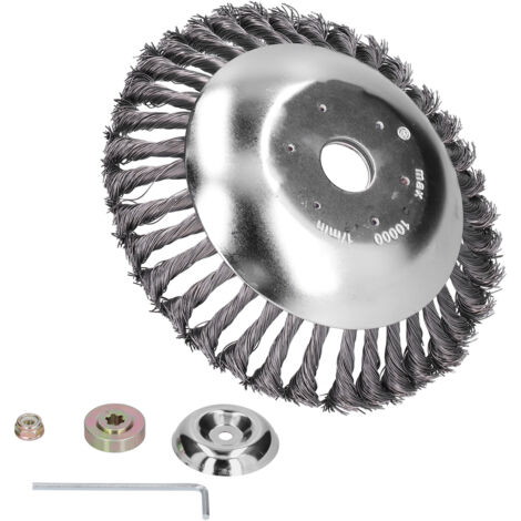 Tête de coupe pour débroussailleuse 8 pouces de rechange Roue de désherbage antirouille Pièces pour tondeuse à gazon Outil de jardinage