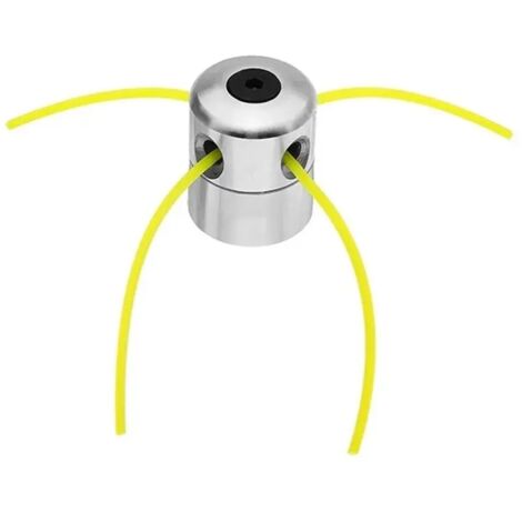 Tête de coupe universelle en aluminium avec quatre fils de coupe pour tondeuse à gazon, tondeuse à gazon à essence - AquaForge