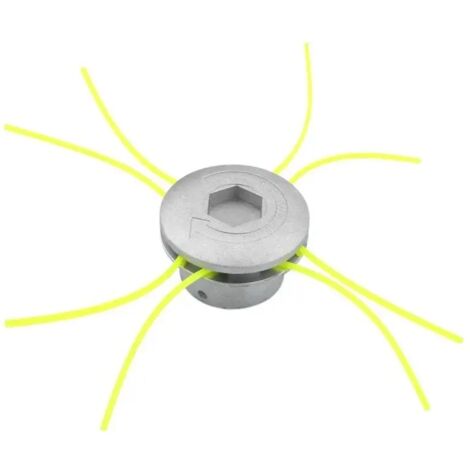 Tête de coupe universelle en aluminium avec quatre fils de coupe pour tondeuse à gazon, tondeuse à gazon à essence - AquaForge