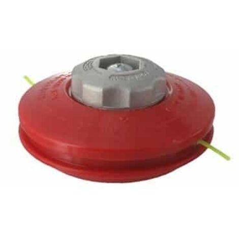 Tête de débroussailleuse 2 fils nylon 125 mm – Adaptateur M7 X 1,00 – Déroulement manuel – Compatible HUSQVARNA, ZENOAH, TECOMEC