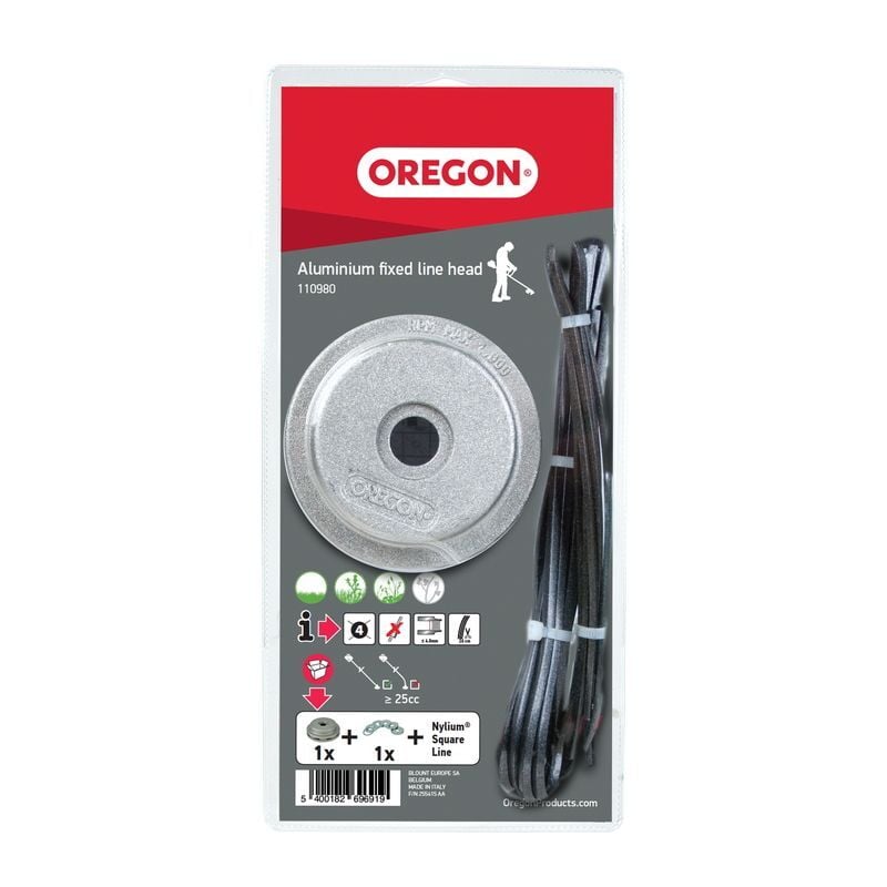 Tête débrousailleuse Tête à fil fixe en aluminium Oregon 110980 Manuel