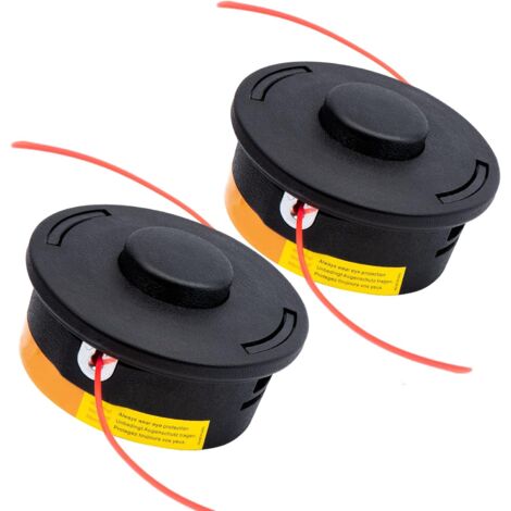 MISSDONG Tête de Débroussailleuse pour Auto Cut 25-2,Tête Faucheuse Universelle pour Débroussailleuse Modèle FS, KM Series(2 pièces)