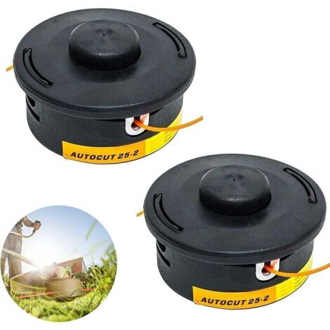 Tête de débroussailleuse Stihl Autocut 25-2 – Lot de 2 – Faible vibration pour coupe précise – Compatible avec modèles FS120 FS44 FS55 FS70 FS80 FS90 FS100