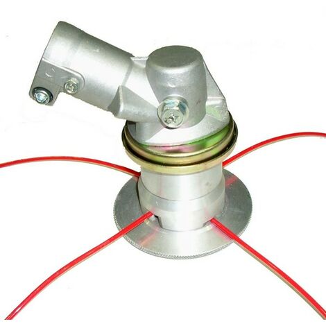 Tête de débroussailleuse universelle aluminium – Compatible avec modèles Husqvarna, Stihl, Echo – Diamètre 55mm – Montage 2 ou 4 fils