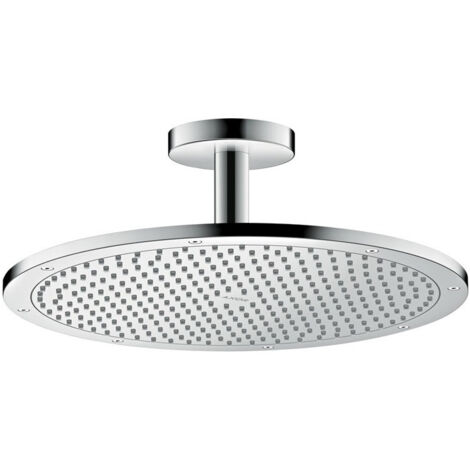tête de douche 350 Air 1jetavec raccordement plafond 100 mm nickel brossé