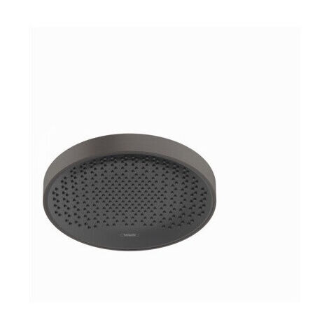 tête de douche 360 1jet noir chromé brossé