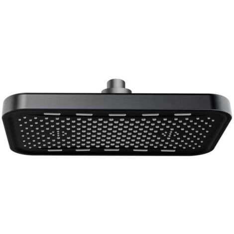 Tête de Douche Carrée 14 pouces, Haute Pression, Effet Pluie Plafond, Douche Chute d'Eau Argent