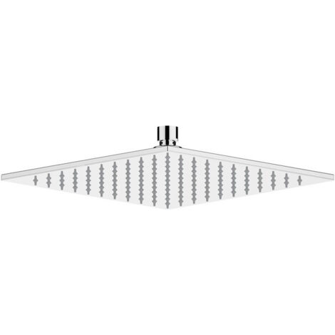 Tête de douche carrée finition chrome 250 x 250 mm KEUCO
