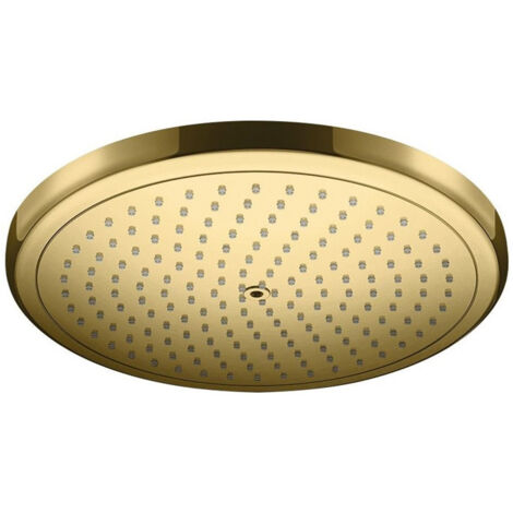 tête de douche Croma 280 1jet Ecosmart aspect doré poli