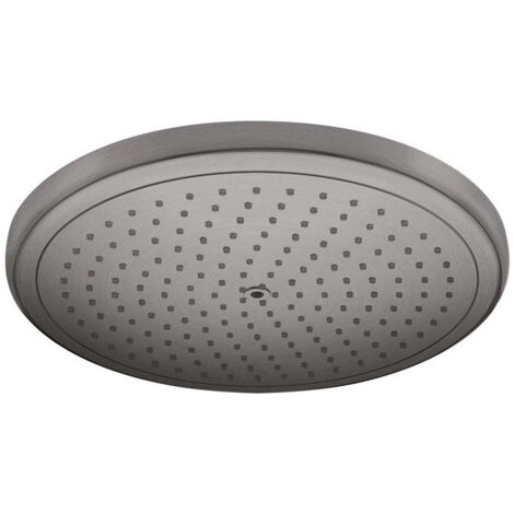 tête de douche Croma 280 1jet noir chromé brossé