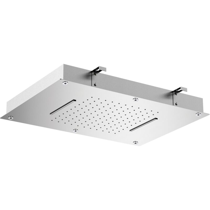 Douche encastrée à double jet et à cascade