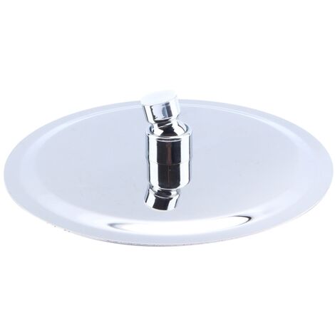 Tête de Douche Fixe 8 Pouces Chrome Ultra Fine en Acier Inoxydable 100 Jets Anti-Calc pour Salle de Bain