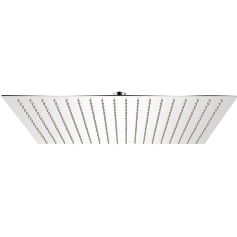 MAISONCHIC Tête de douche plongeante Support de douchette carrée en acier inoxydable 50x50 cm - Luxueux Chic-668559