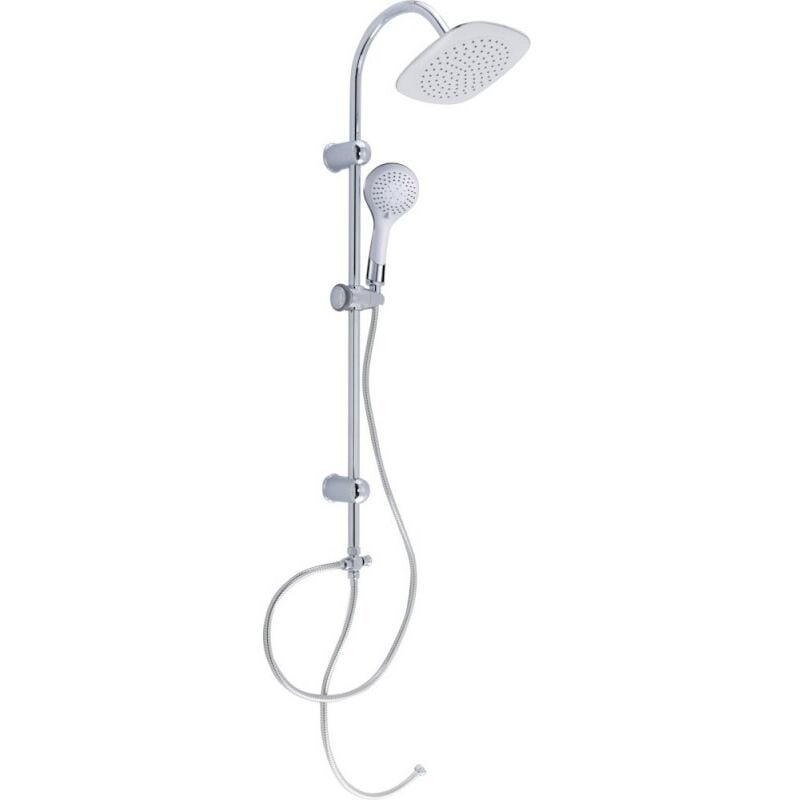 Tete de douche Teneriffa chrom-blanc