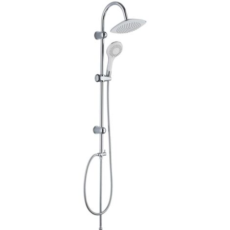 Tete de douche Teneriffa chrom-blanc