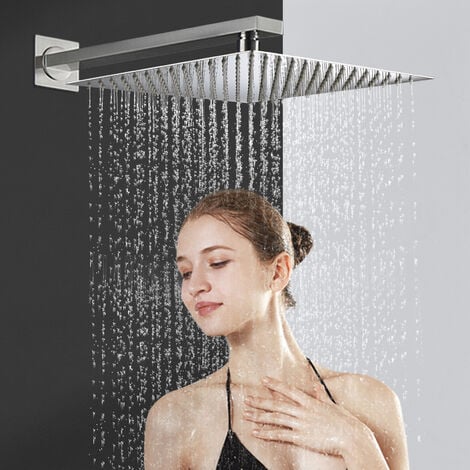 Pomme Tête de Douchette Douche Pommeau Haute Pression Réglable pr Salle de Bain