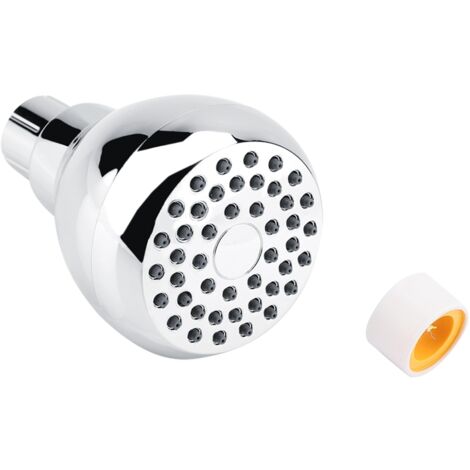 Tête de Douchette Économique Chrome pour Salle de Bain, Jet Réglable et Compact