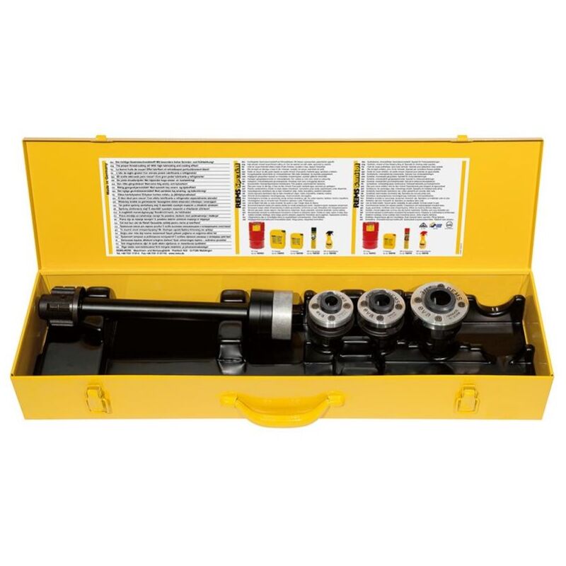 Rems - s - Set tête filetée 3/8-1/2-3/4'.