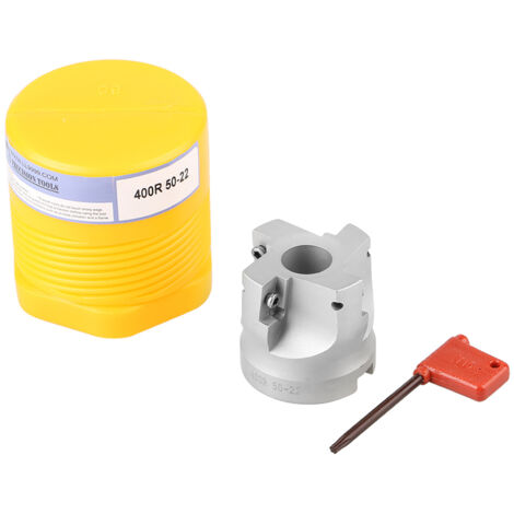 Tête de fraisage à 90° BAP400R-50-22-4T pour centre d'usinage, fraise à épaulement droite