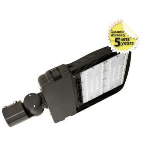 Tete de Lampadaire Dimmable AC220/240V 300W 35000lm 45°/150° Etanche IP66 IK10 490x400mm - Blanc Naturel 4000K