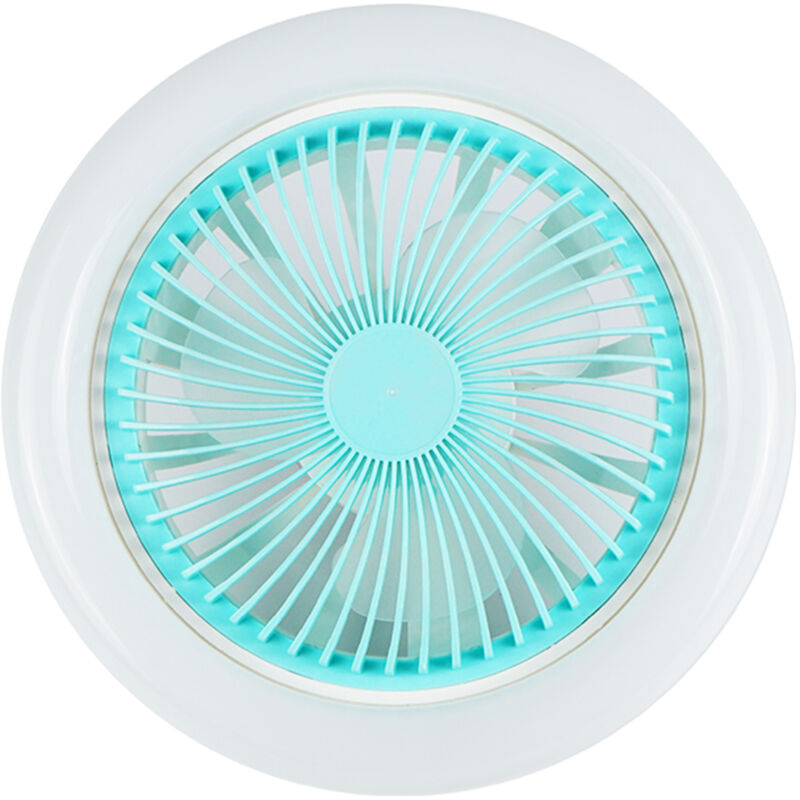 Decdeal - Tête de lampe et lampe de ventilateur de plafond,Bleu