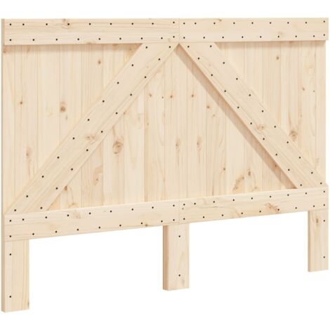 Tête de lit 140x104 cm bois massif de pin