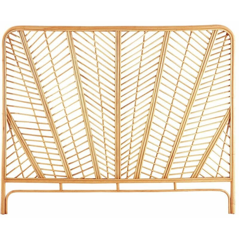 Tête de lit en rotin L162 cm galon